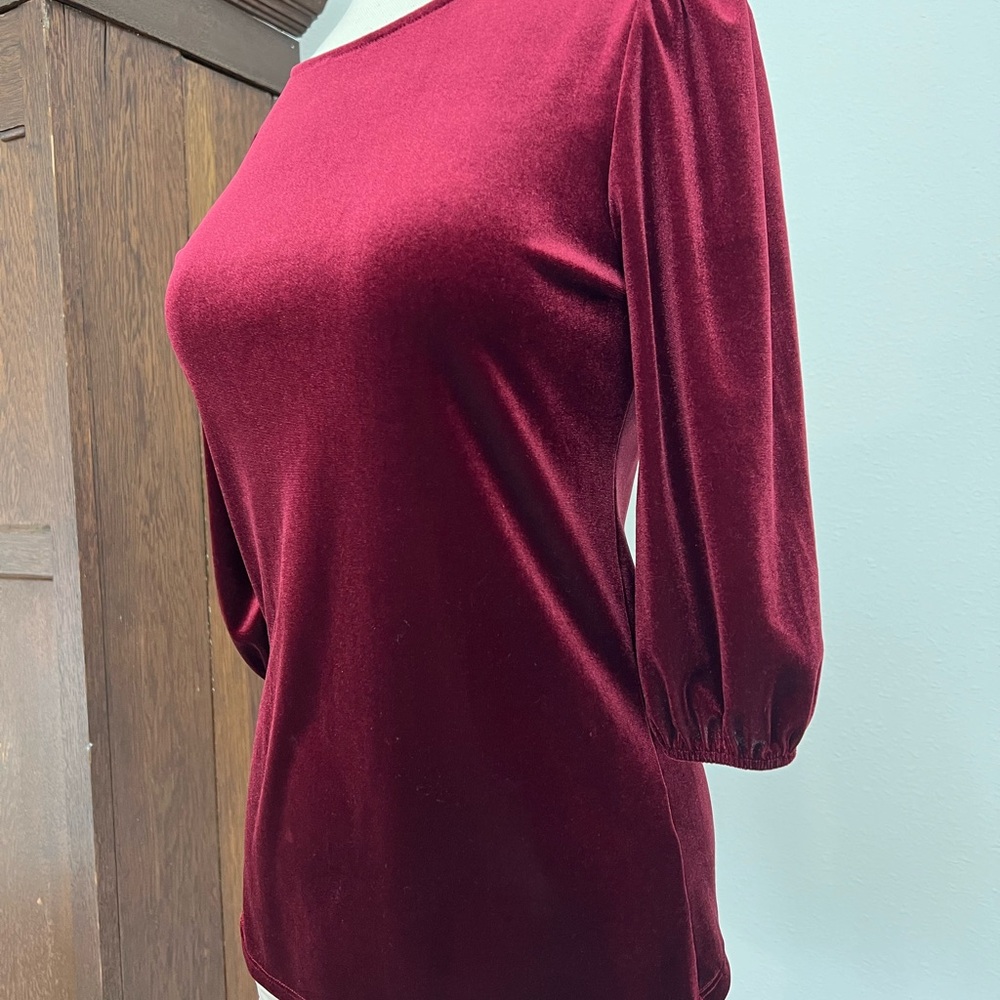 Halogen Velvet Top - M - Picture 2 of 7